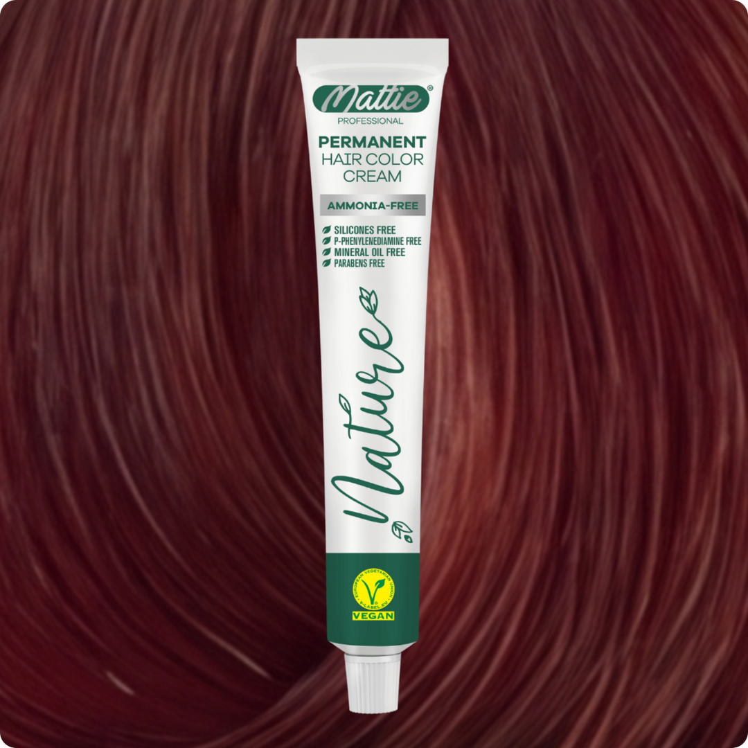 Mattie Professional Nature (7.34) Amber Blonde - Vegan Permanent Hair Color Cream 60ml