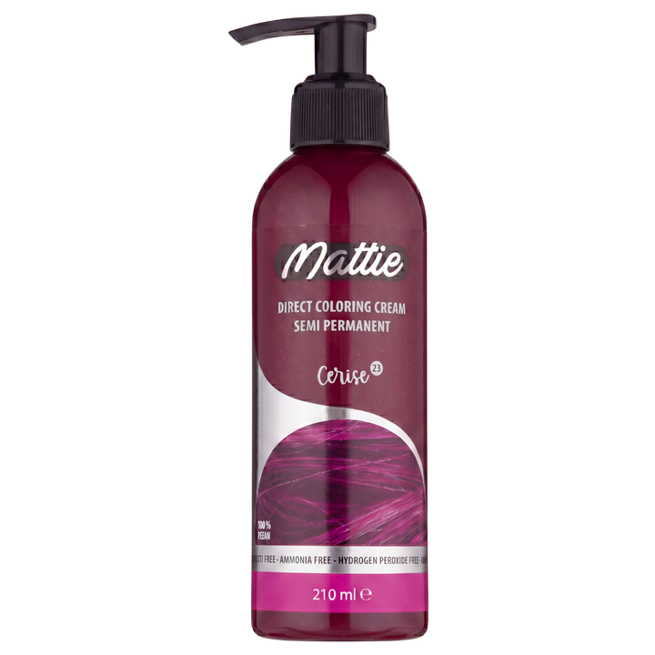 Mattie Cerise - Vegan Semi-Permanent Direct Dye Hair Color Cream 210 ml
