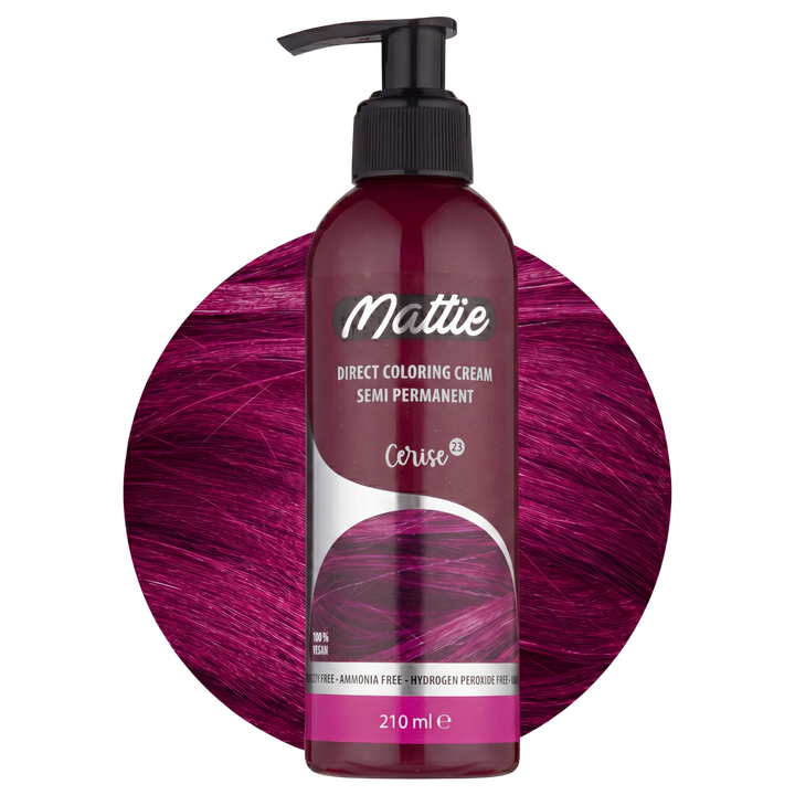 Mattie Cerise - Vegan Semi-Permanent Direct Dye Hair Color Cream 210 ml